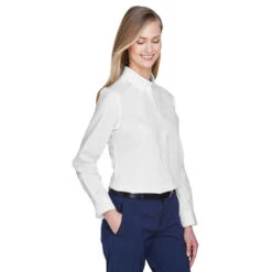 Core 365 Ladies' Operate Long-Sleeve Twill Shirt -All Seasons Uniforms Shop AC78193@3