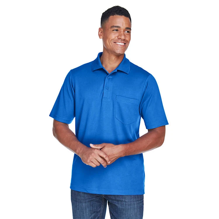 Core 365 Men's Origin Performance Piqué Polo With Pocket 3 Core 365 Men's Origin Performance Piqué Polo With Pocket