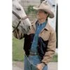 ASW Adult Deep V Western Style Two Tone Canvas Jacket -All Seasons Uniforms Shop AWDV64