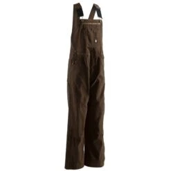 Berne Unlined Washed Zip To Knee Duck Bib Overall -All Seasons Uniforms Shop BEB1068 1