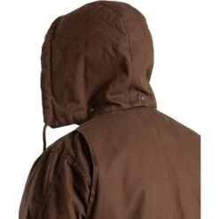 Berne Standard Snap-On Washed Duck Hood -All Seasons Uniforms Shop BEHD101@2