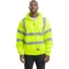 Berne Hi-Visibility Thermal Lined Hooded Sweatshirt-Class 3