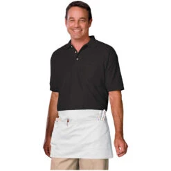 Blue Generation Teflon Treated Twill Waist Apron 6 Per Pack