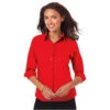 Blue Generation Ladies' 3/4 Sleeve Poplin Shirt -All Seasons Uniforms Shop BG6260
