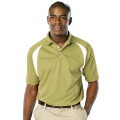 Blue Generation Men's Wicking Raglan Sleeve Polo