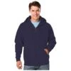 Blue Generation Adult Zip Front Hoodie 1 Blue Generation Adult Zip Front Hoodie -All Seasons Uniforms Shop BG9302Z 1