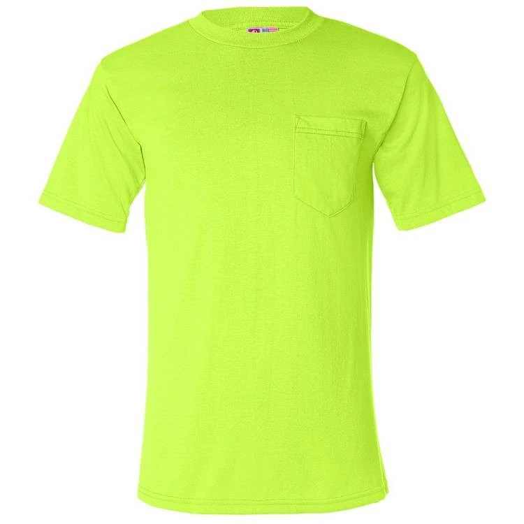 Bayside 50/50 Short Sleeve T-Shirt With Pocket 4 Bayside 50/50 Short Sleeve T-Shirt With Pocket - Image 2