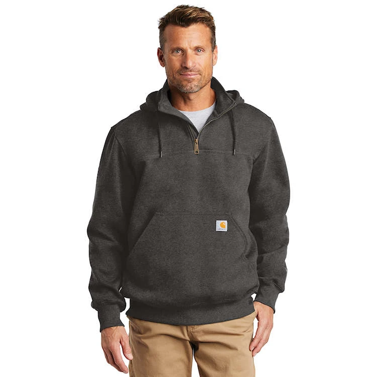 Carhartt Rain Defender Paxton Heavyweight Hooded Zip Mock Sweatshirt 3 Carhartt Rain Defender Paxton Heavyweight Hooded Zip Mock Sweatshirt