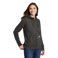 Carhartt Women's Clarksburg Full-Zip Hoodie 12 Carhartt Women's Clarksburg Full-Zip Hoodie -All Seasons Uniforms Shop CA102788@4