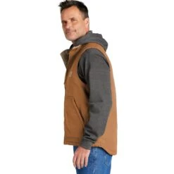 Carhartt Sherpa-Lined Mock Neck Vest -All Seasons Uniforms Shop CA104277@2