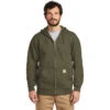 Carhartt Midweight Fleece Zip-Front Hooded Sweatshirt -All Seasons Uniforms Shop CAK122 1