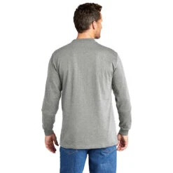 Carhartt Long Sleeve Henley T-Shirt 9 Carhartt Long Sleeve Henley T-Shirt -All Seasons Uniforms Shop CAK128@2