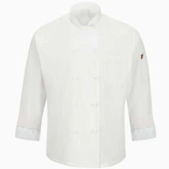 Chef Designs Men's Ten Knot Button Chef Coat With Mimix™ And Oilblok