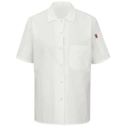 Chef Design Women's Short Sleeve Cook Shirt With Mimix™