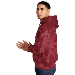 Champion ® Reverse Weave ® Scrunch-Dye Tie-Dye Hooded Sweatshirt -All Seasons Uniforms Shop CHTDS101@2