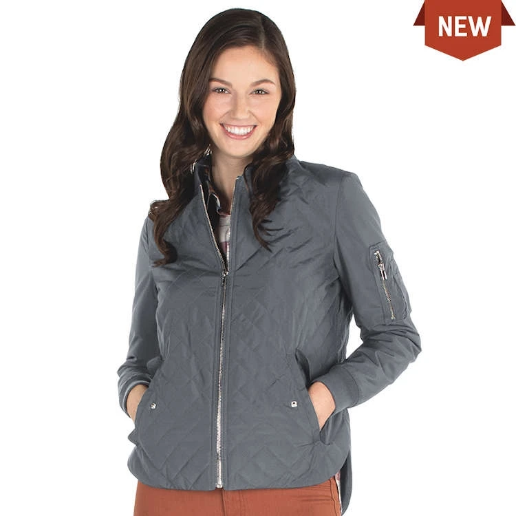 Charles River Women's Quilted Boston Flight Jacket 3 Charles River Women's Quilted Boston Flight Jacket