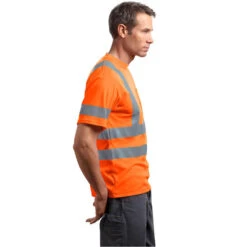 CornerStone® ANSI 107 Class 3 Short Sleeve Snag-Resistant Reflective T-Shirt -All Seasons Uniforms Shop CSCS408@3
