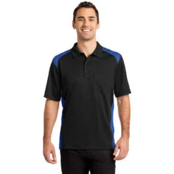 CornerStone® Select Snag-Proof Two Way Colorblock Pocket Polo