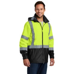 CornerStone® ANSI 107 Class 3 Safety Windbreaker -All Seasons Uniforms Shop CSCSJ25@4