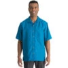 Edwards Jacquard Batiste Camp Shirt -All Seasons Uniforms Shop ED1030 1