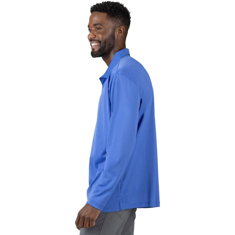 Edwards Unisex Mini Pique Snag Proof Long Sleeve Polo 4 Edwards Unisex Mini Pique Snag Proof Long Sleeve Polo - Image 2