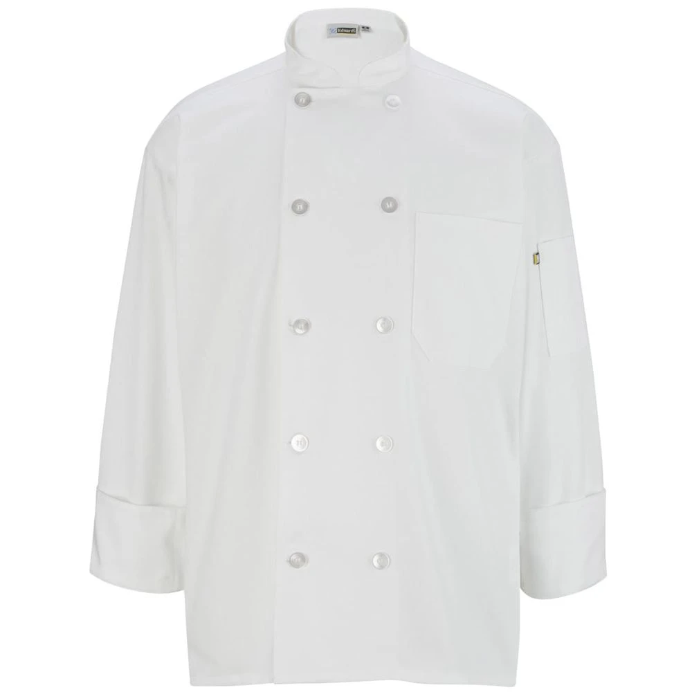 Edwards Classic Ten Button Chef Coat 3 Edwards Classic Ten Button Chef Coat