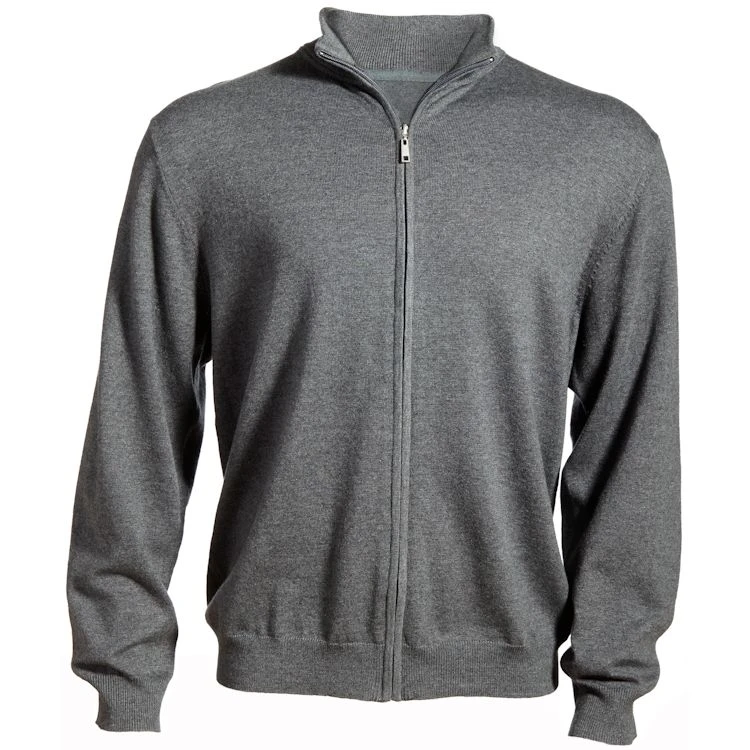 Edwards Full-Zip Fine Gauge Sweater 3 Edwards Full-Zip Fine Gauge Sweater