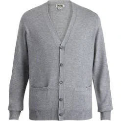 Edwards Jersey Knit Acrylic Cardigan With Pockets