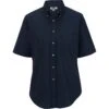 Edwards Women's Short Sleeve Easy Care Poplin Shirt 2 Edwards Women's Short Sleeve Easy Care Poplin Shirt -All Seasons Uniforms Shop ED5230