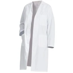 Fashion Seal Ladies' Poplin 41" Lab Coat - 3 Pocket / 2-Pc Back Belt With Button Closure / Fitted Back