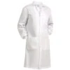 Fashion Seal Unisex Poplin 41" 80/20 Lab Coat - 3 Pocket / Snap Front / Knit Cuffs / Side Pocket Slits / Convertible Collar 2 Fashion Seal Unisex Poplin 41" 80/20 Lab Coat - 3 Pocket / Snap Front / Knit Cuffs / Side Pocket Slits / Convertible Collar -All Seasons Uniforms Shop FSL439