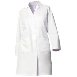 Fashion Seal Ladies' Heavyweight Twill 39" Lab Coat - 3 Pocket / 2-Pc Back Belt With Button Closure