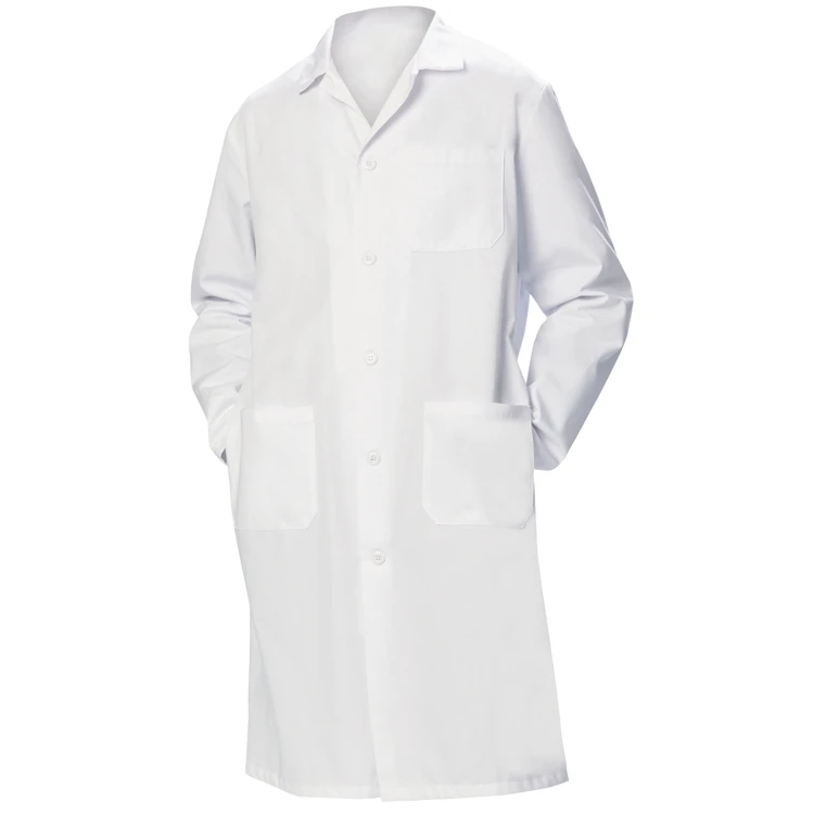 Fashion Seal Men's Heavyweight Twill 45" Lab Coat - 3 Pocket / Side Pocket Slits 3 Fashion Seal Men's Heavyweight Twill 45" Lab Coat - 3 Pocket / Side Pocket Slits
