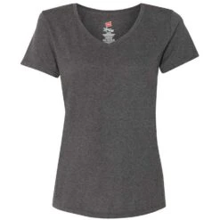 Hanes X-Temp Women's V-Neck Triblend Tee With Fresh IQ 6 Hanes X-Temp Women's V-Neck Triblend Tee With Fresh IQ -All Seasons Uniforms Shop HA42VT@1