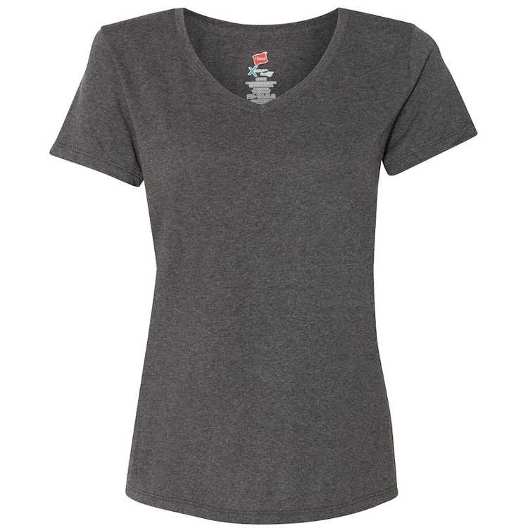 Hanes X-Temp Women's V-Neck Triblend Tee With Fresh IQ 4 Hanes X-Temp Women's V-Neck Triblend Tee With Fresh IQ - Image 2