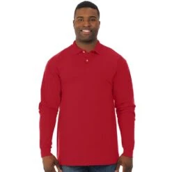 Jerzees SpotShield Long Sleeve Sport Shirt