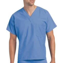Landau Unisex Poplin Scrub Top