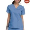 Landau Women's Poplin V-Neck Tunic 1 Landau Women's Poplin V-Neck Tunic -All Seasons Uniforms Shop LD8219