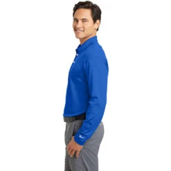 Nike Long Sleeve Dri-FIT Stretch Tech Polo -All Seasons Uniforms Shop NK466364@3