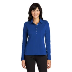 Nike Ladies Long Sleeve Dri-FIT Stretch Tech Polo