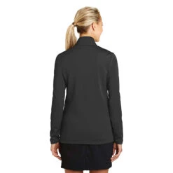 CLEARANCE Nike Ladies' Therma-FIT Hypervis 1/2-Zip Cover-Up -All Seasons Uniforms Shop NK779804@2