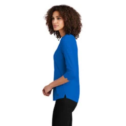 OGIO® Ladies' 3/4 Sleeve Jewel Henley 9 OGIO® Ladies' 3/4 Sleeve Jewel Henley -All Seasons Uniforms Shop OGLOG104@2