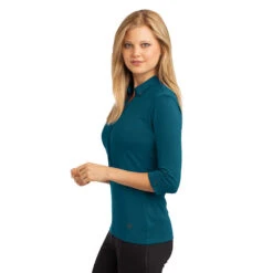 OGIO® Ladies' 3/4 Sleeve Gauge Polo 9 OGIO® Ladies' 3/4 Sleeve Gauge Polo -All Seasons Uniforms Shop OGLOG122@2 1