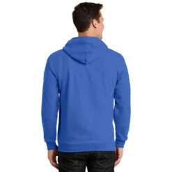 Port & Company® Essential Fleece Full-Zip Hooded Sweatshirt Sweatshirt -All Seasons Uniforms Shop PCPC90ZH@4