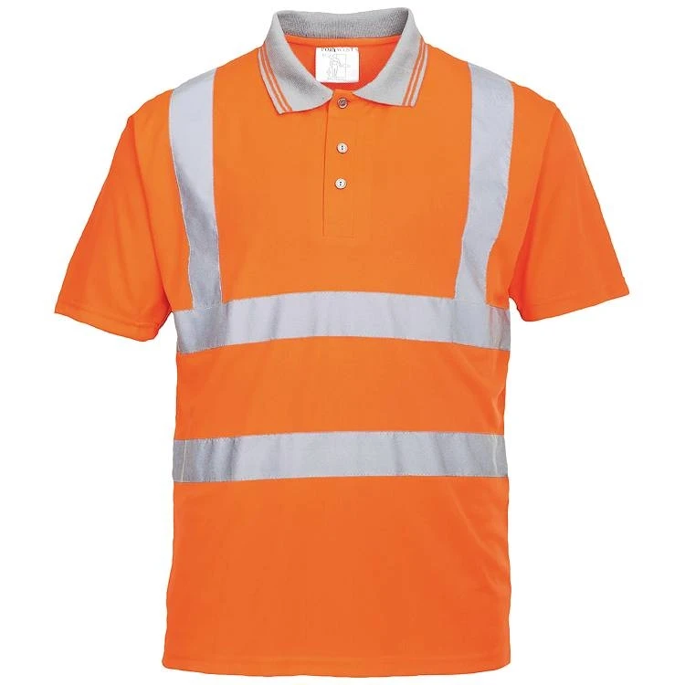 Custom Portwest Hi-Vis Short Sleeve Polo Shirt 3 Custom Portwest Hi-Vis Short Sleeve Polo Shirt