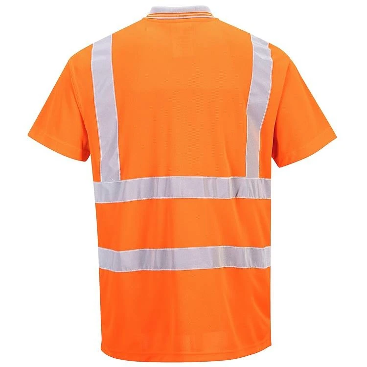 Custom Portwest Hi-Vis Short Sleeve Polo Shirt 4 Custom Portwest Hi-Vis Short Sleeve Polo Shirt - Image 2