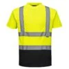 Custom Portwest Hi-Vis 2-Tone Short Sleeve T-Shirt 2 Custom Portwest Hi-Vis 2-Tone Short Sleeve T-Shirt -All Seasons Uniforms Shop PWS378 1