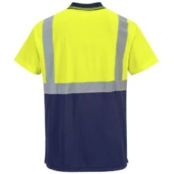 Portwest Hi-Vis Two-Tone Polo Shirt 5 Portwest Hi-Vis Two-Tone Polo Shirt -All Seasons Uniforms Shop PWS479@1