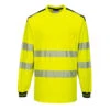 Portwest PW3 Hi-Vis Long Sleeve T-Shirt -All Seasons Uniforms Shop PWT185
