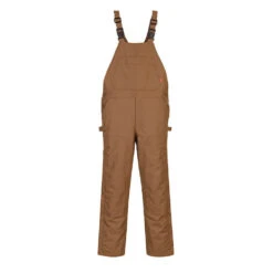 PortwestFR Duck Quilt Lined Bib Overall